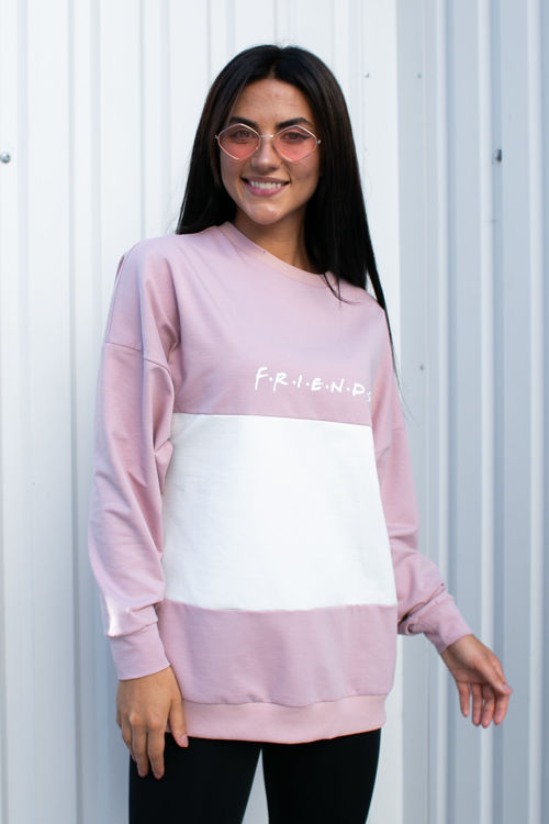  Зображення Жіночий подовжений світшот "Friends" 