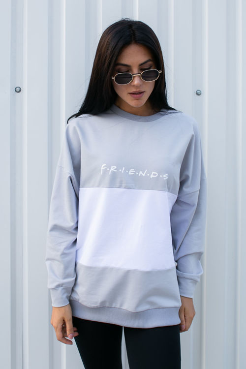  Зображення Жіночий подовжений світшот "Friends" 