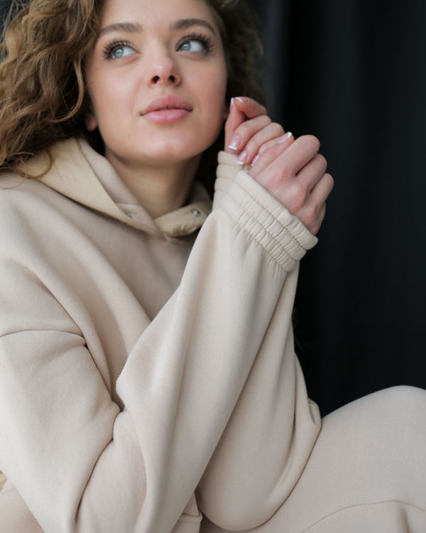  Зображення Спортивний костюм на флісі з вставками з плащівки 