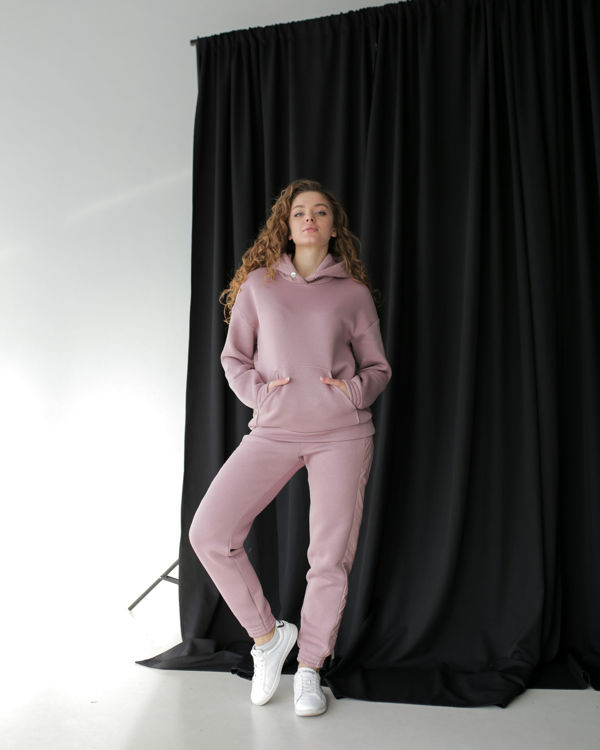  Зображення Спортивний костюм на флісі з вставками з плащівки 