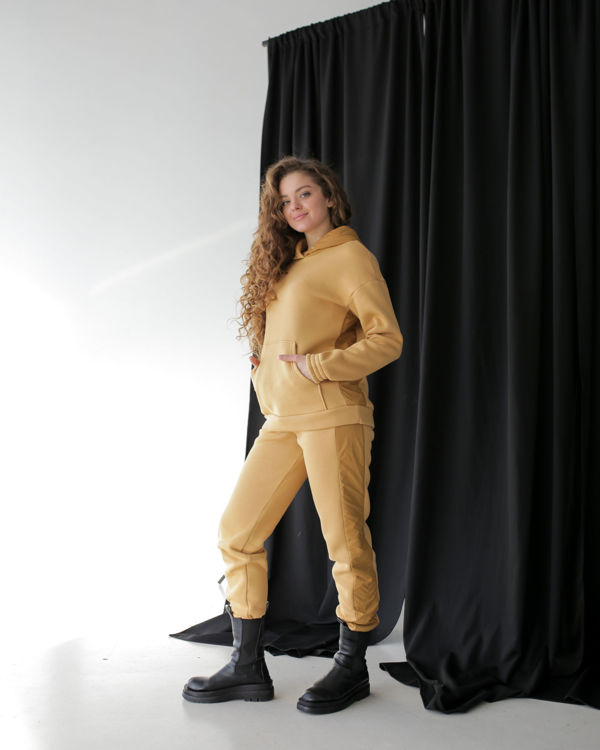  Зображення Спортивний костюм на флісі з вставками з плащівки 