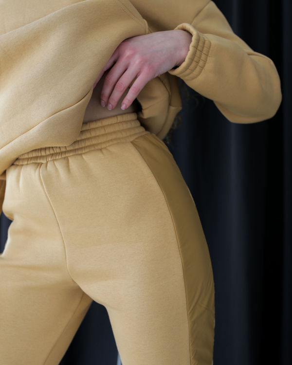  Зображення Спортивний костюм на флісі з вставками з плащівки 