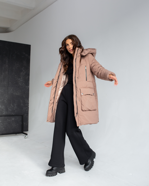  Зображення Жіноча зимова куртка пуховик 