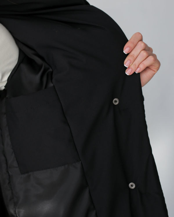  Зображення Жіночий пуховик з капюшоном (сезон зима) 