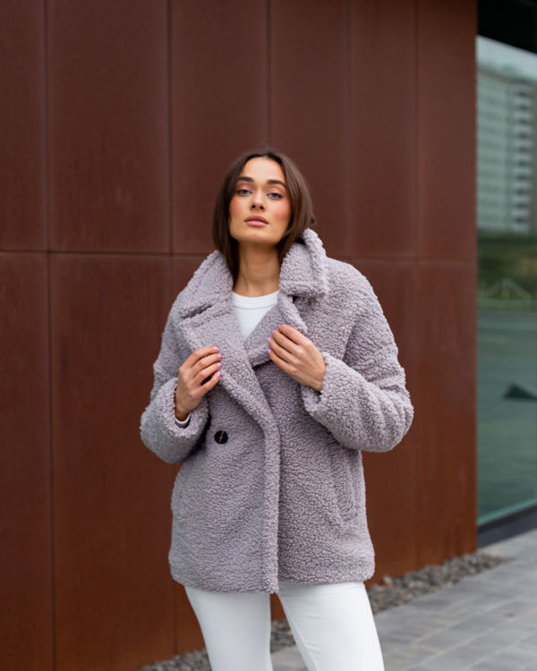  Зображення Шубка TEDDY BEAR з еко-хутра в кольорах 