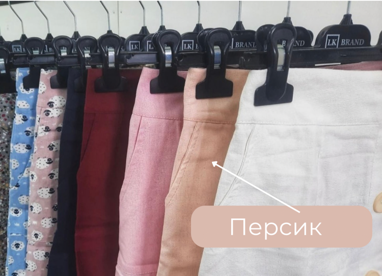  Зображення Лляна міні спідниця з ґудзиками 