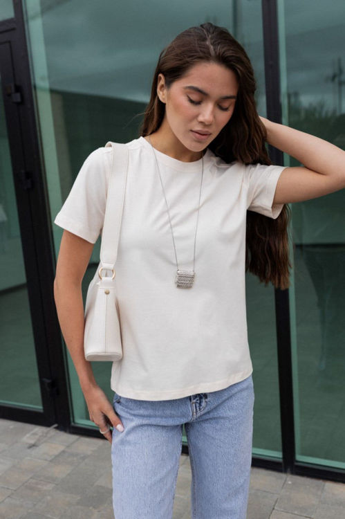  Зображення Футболка базова  жіноча 