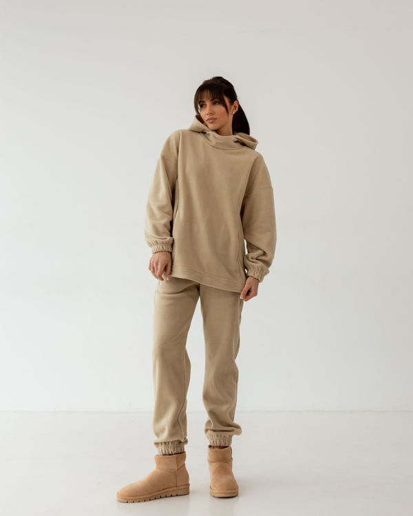  Зображення Жіночий спортивний костюм з двостороннього флісу 