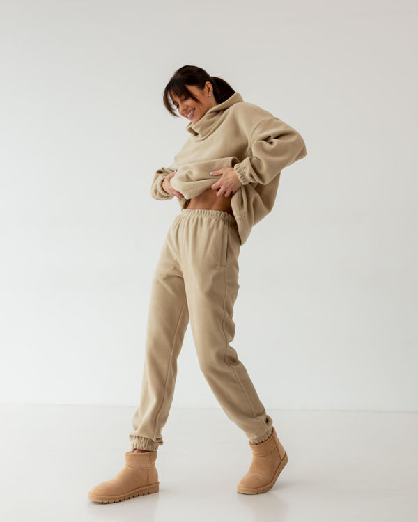  Зображення Жіночий спортивний костюм з двостороннього флісу 