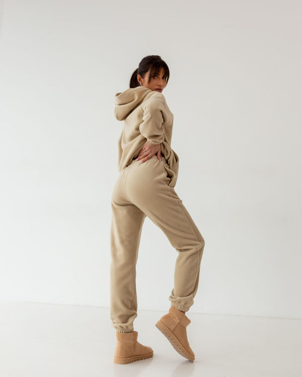  Зображення Жіночий спортивний костюм з двостороннього флісу 