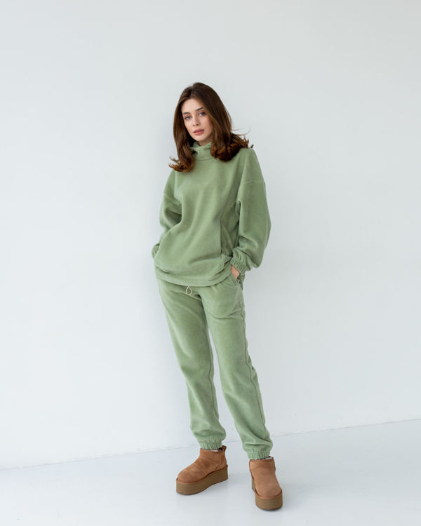  Зображення Жіночий спортивний костюм з двостороннього флісу 