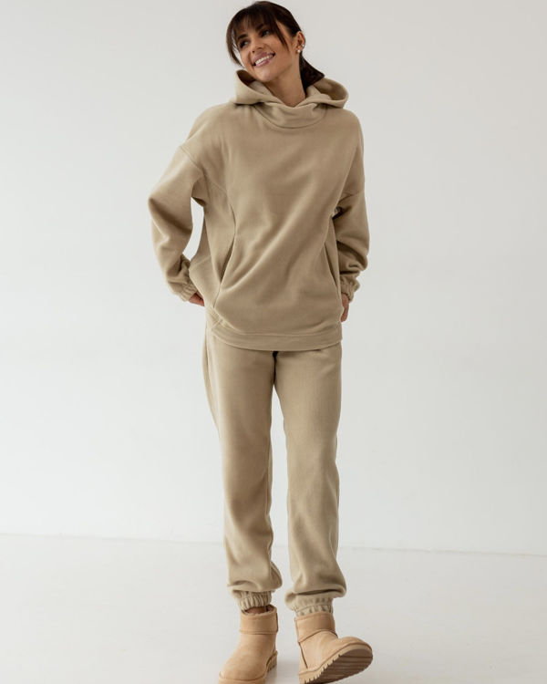  Зображення Жіночий спортивний костюм з двостороннього флісу 