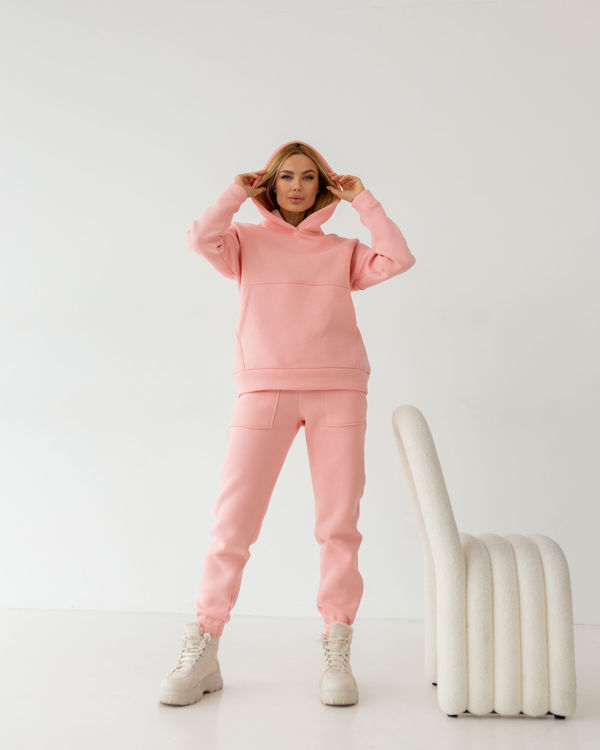  Зображення Спортивний костюм з обшитими кишенями на штанах 