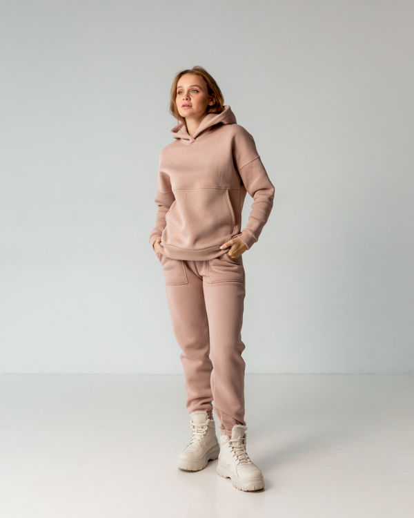  Зображення Спортивний костюм з обшитими кишенями на штанах 