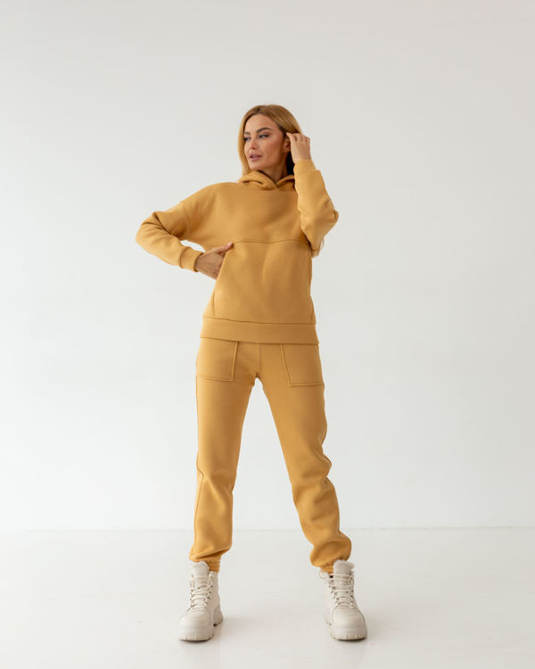  Зображення Спортивний костюм з обшитими кишенями на штанах 