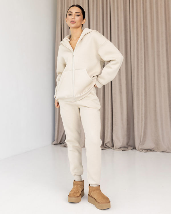  Зображення Спортивний костюм на флісі з зіп худі 