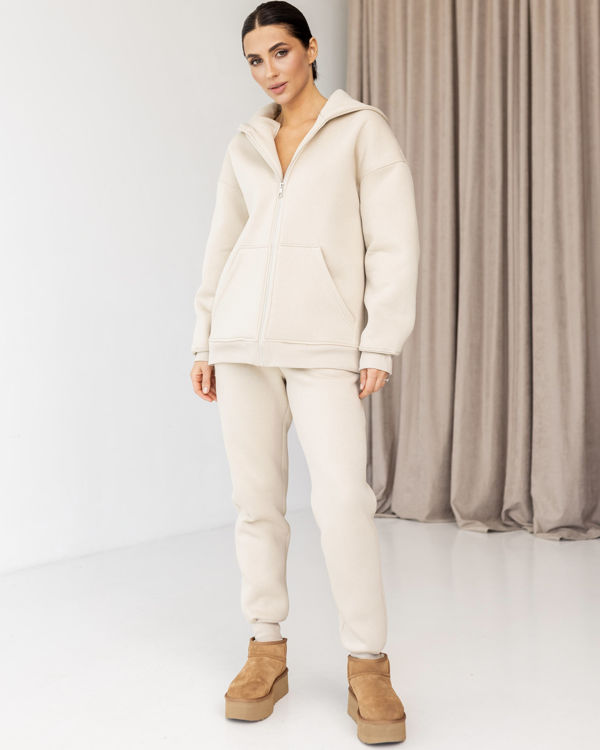 Зображення Спортивний костюм на флісі з зіп худі 