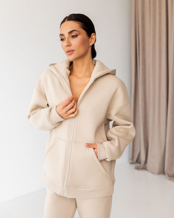  Зображення Спортивний костюм на флісі з зіп худі 