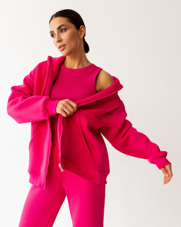  Зображення Спортивний костюм на флісі з зіп худі 