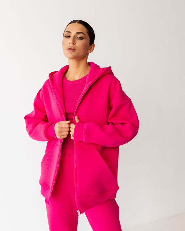  Зображення Спортивний костюм на флісі з зіп худі 