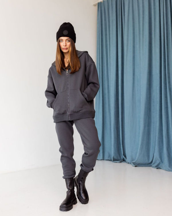  Зображення Спортивний костюм на флісі з зіп худі 