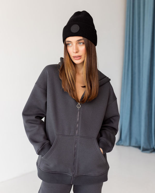  Зображення Спортивний костюм на флісі з зіп худі 