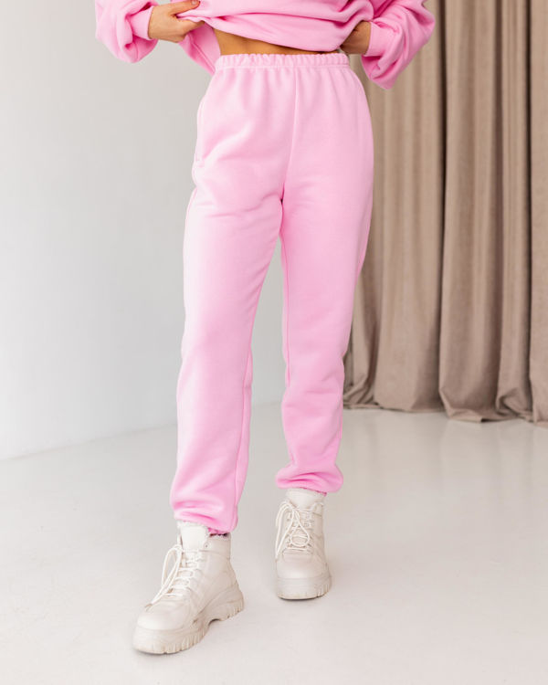  Зображення Спортивний костюм футер на флісі з оверсайз світшотом 