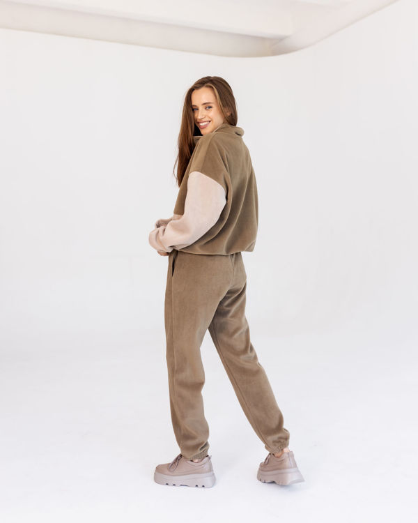  Зображення Жіночий спортивний флісовй костюм 