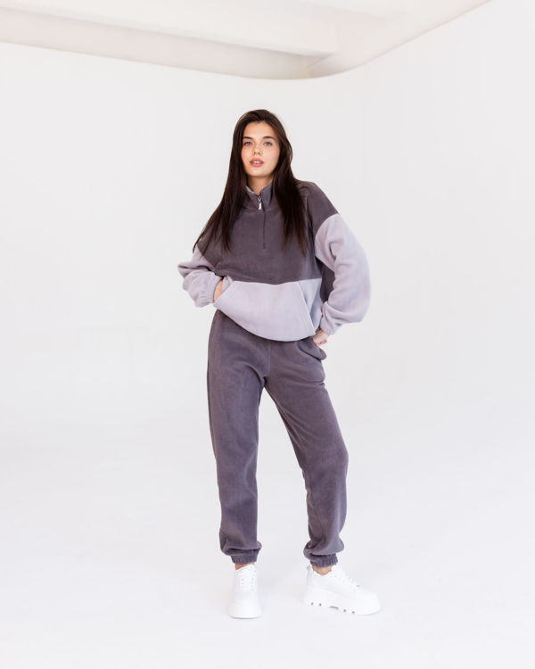  Зображення Жіночий спортивний флісовй костюм 