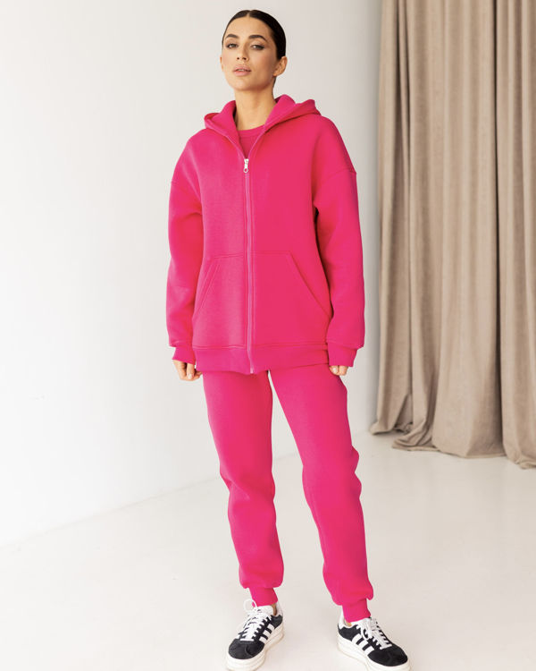  Зображення Спортивний костюм на флісі з зіп худі 