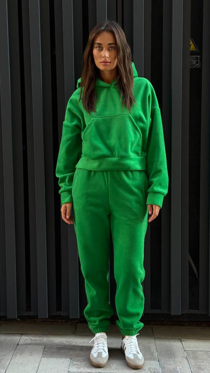  Зображення Жіночий спортивний костюм з двосторонього флісу 