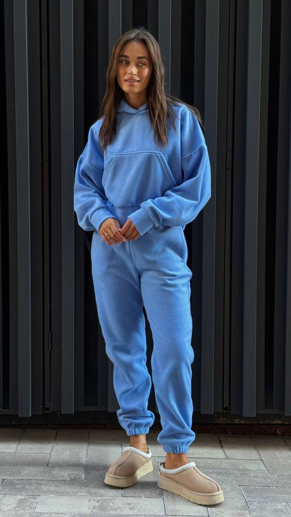  Зображення Жіночий спортивний костюм з двосторонього флісу 