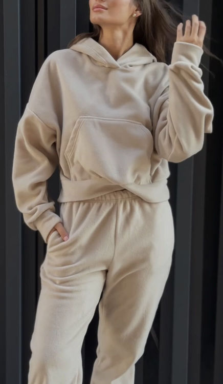  Зображення Жіночий спортивний костюм з двосторонього флісу 