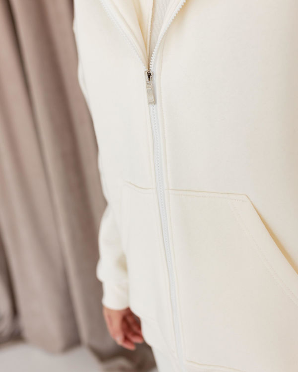  Зображення Спортивний флісовий костюм трійка з майкою та зіп худі 