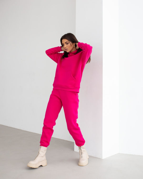  Зображення Жіночий спортивний костюм утеплений на флісі 