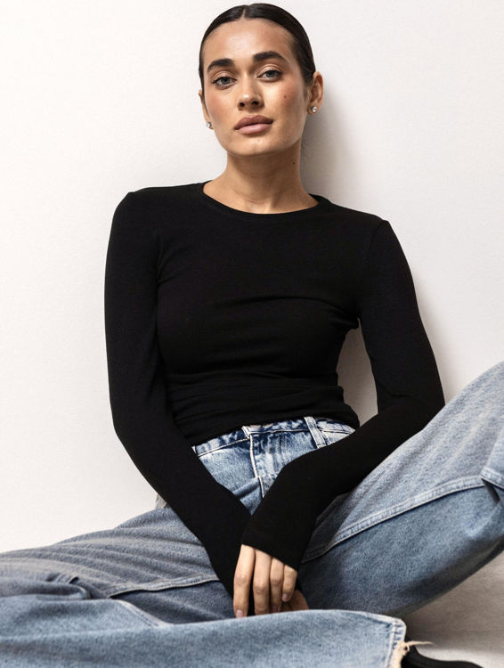  Зображення Лонгслив в рубчик 