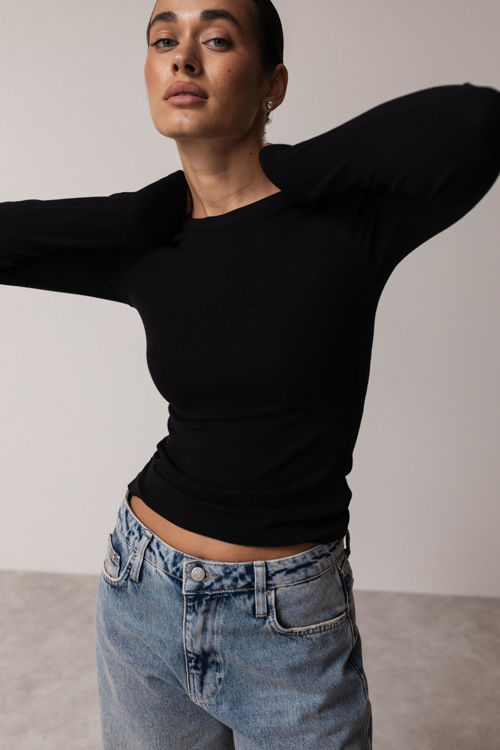  Зображення Лонгслив в рубчик 