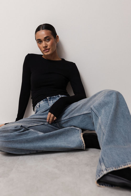  Зображення Лонгслив в рубчик 