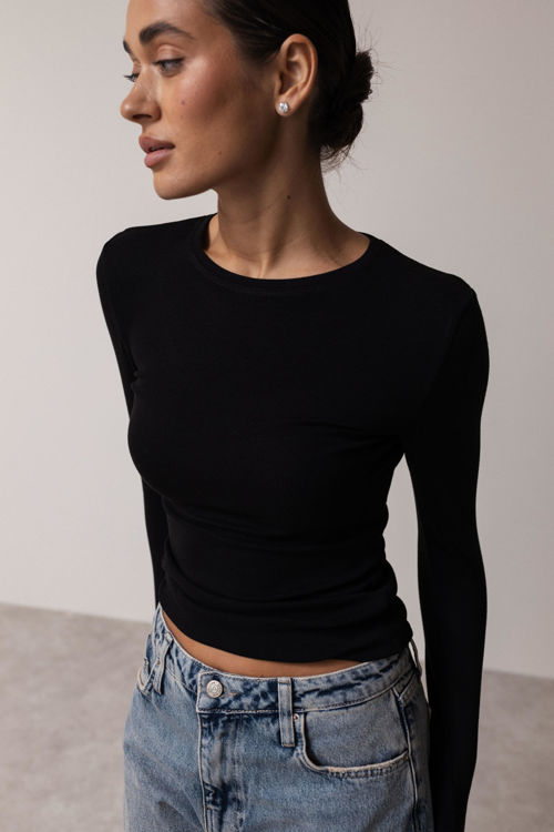  Зображення Лонгслив в рубчик 