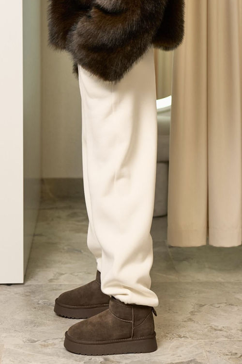  Зображення Обʼємні джогери утеплені на резинці внизу 