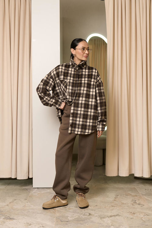  Зображення Обʼємні джогери утеплені на резинці внизу 