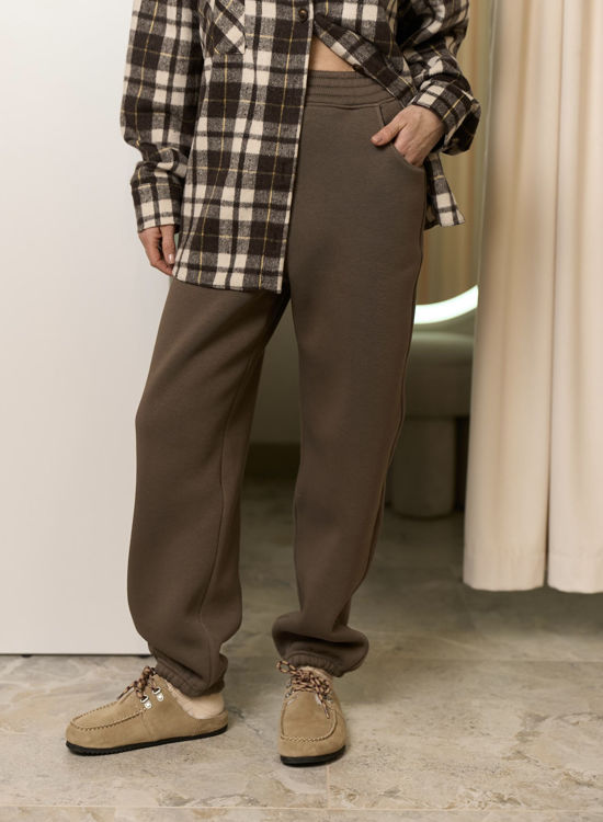  Зображення Обʼємні джогери утеплені на резинці внизу 