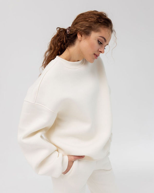  Зображення Об’ємний утеплений світшот на флісі 