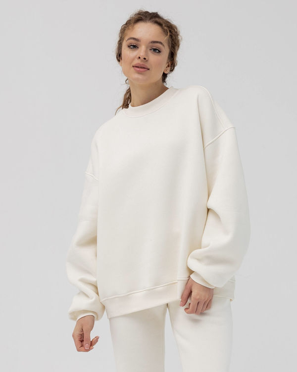  Зображення Об’ємний утеплений світшот на флісі 