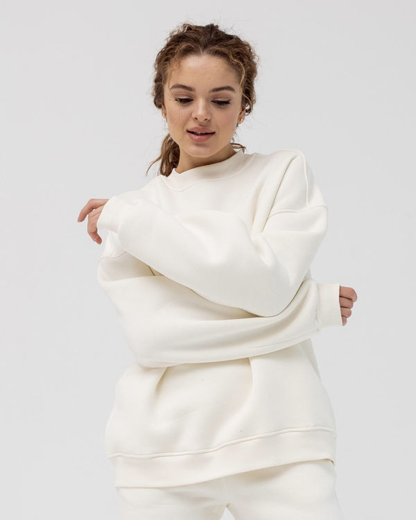  Зображення Об’ємний утеплений світшот на флісі 