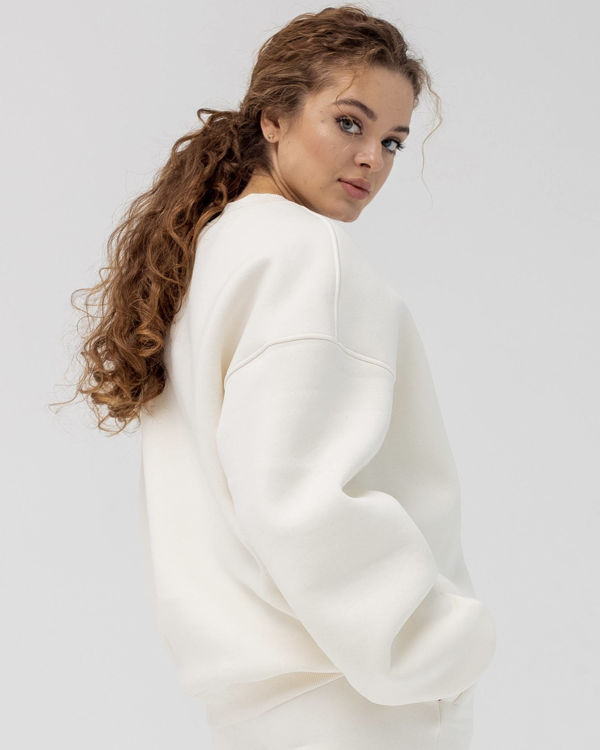  Зображення Об’ємний утеплений світшот на флісі 