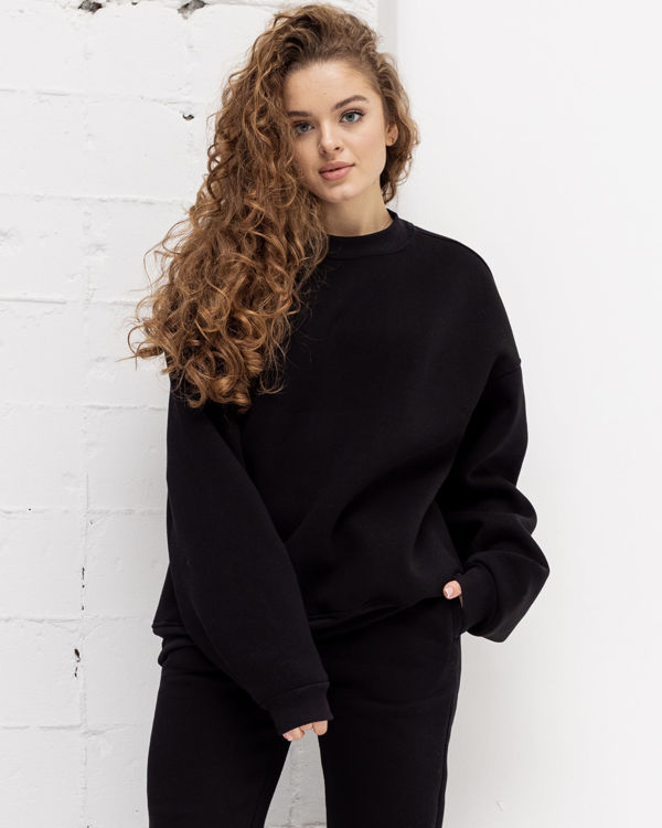  Зображення Об’ємний утеплений світшот на флісі 