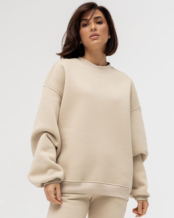  Зображення Об’ємний утеплений світшот на флісі 