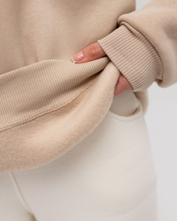  Зображення Об’ємний утеплений світшот на флісі 