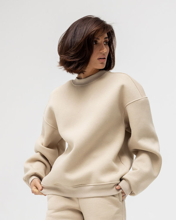  Зображення Об’ємний утеплений світшот на флісі 